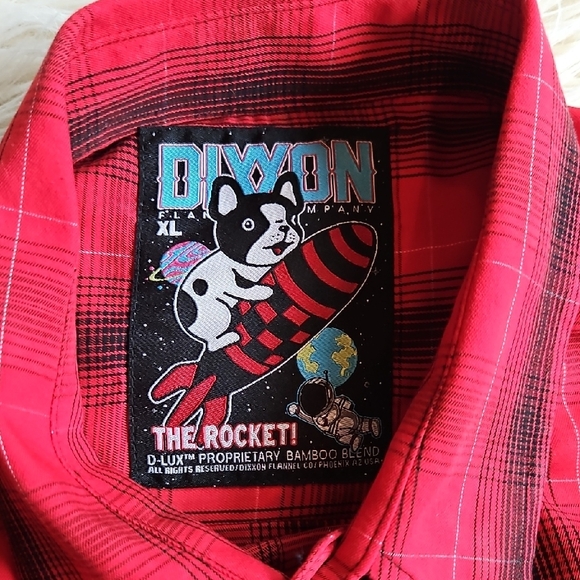 Zoo York Red and Black Plaid Men's Shirt - Picture 2 of 5